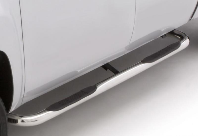 Lund 15-18 Ford F-150 SuperCrew 3in. Round Bent SS Nerf Bars - Polished