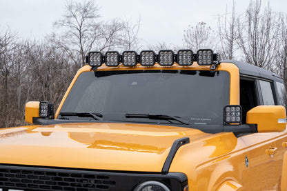 Diode Dynamics Bronco SS5 Sport CrossLink Windshield - Yellow Combo Lightbar Kit