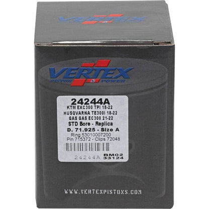 Vertex Piston 2024 KTM 300 EXC 300cc Cast Replica Piston Kit