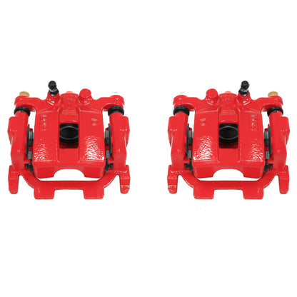 Power Stop 09-14 Nissan Maxima Rear Red Calipers w/Brackets - Pair