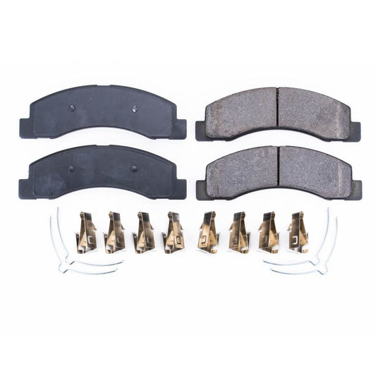 Power Stop 00-05 Ford Excursion Front Z17 Evolution Ceramic Brake Pads w/Hardware