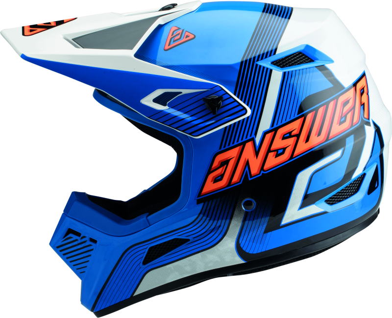 Answer AR1 Vendetta Helmet Blue/White/Orange - XS