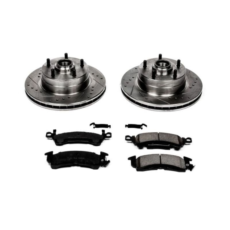 Power Stop 73-74 Buick Apollo Front Z23 Evolution Sport Brake Kit