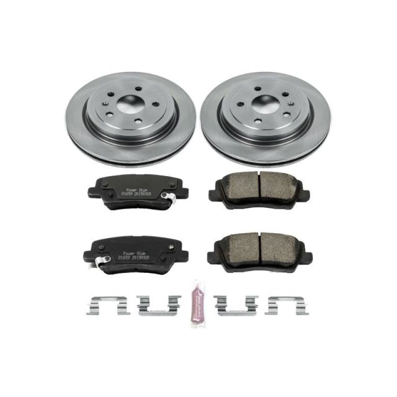 Power Stop 14-18 Cadillac CTS Rear Autospecialty Brake Kit