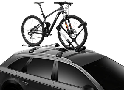 Thule UpRide - Upright Bike Rack (No Frame Contact) - Silver/Black