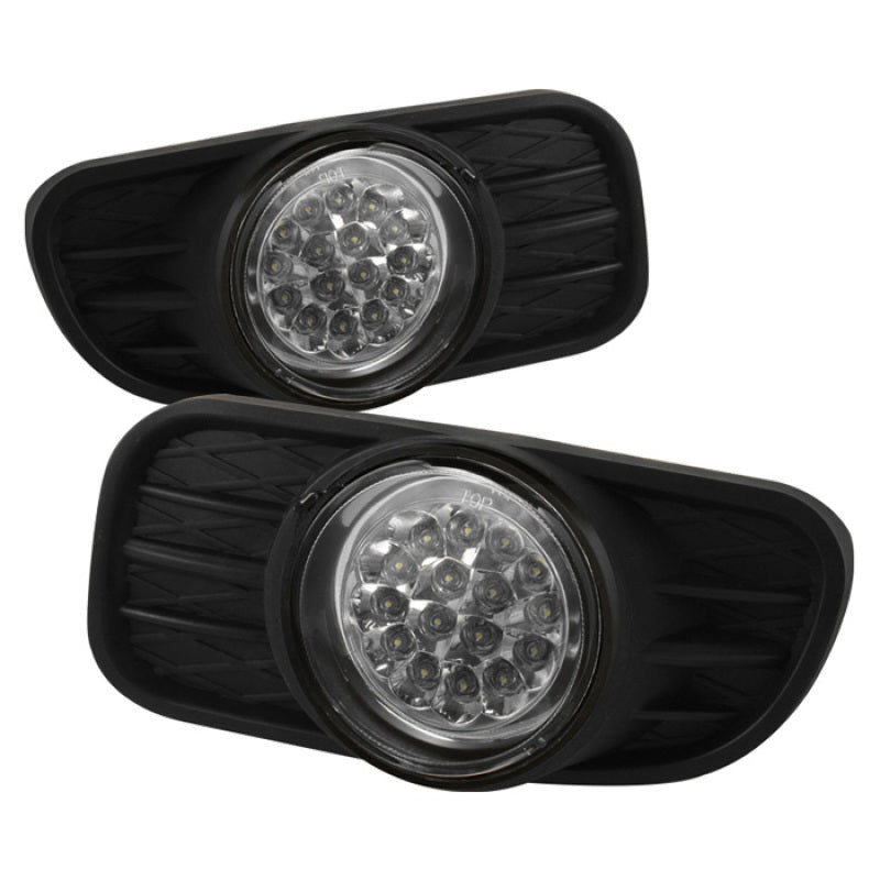 Spyder Jeep Grand Cherokee 99-04 LED Fog Lights w/Switch Clear FL-LED-JGC99-C