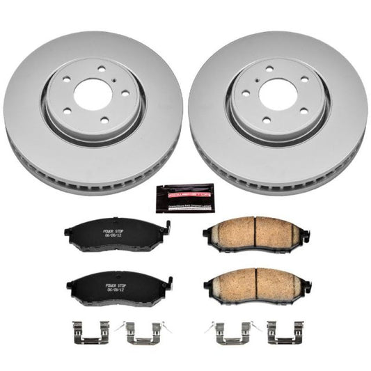 Power Stop 05-12 Infiniti FX35 Front Z17 Evolution Geomet Coated Brake Kit