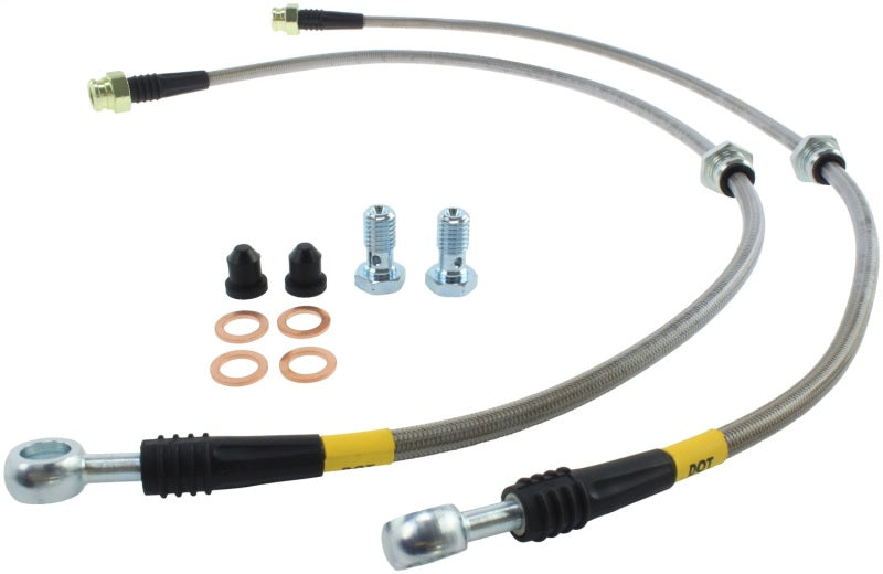 StopTech 2015 VW Golf (MK7) Front Stainless Steel Brake Line Kit