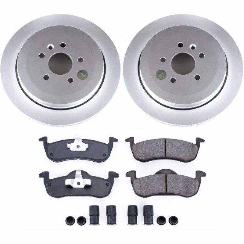 Power Stop 13-18 Lincoln MKT Rear Z17 Evolution Geomet Coated Brake Kit