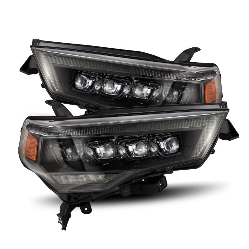 AlphaRex 14-22 Toyota 4Runner (2021 Req. Conv) NOVA LED Proj HL Alpha-Blk Actv Lgt Seq. Sig + SB DRL