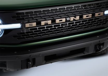 Ford Racing 2021+ Bronco Grille Lettering Overlay Kit - Bronze