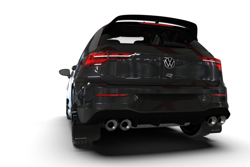 Rally Armor 22-24 VW MK8 Golf GTI/R Black UR Mud Flap w/Blue Logo