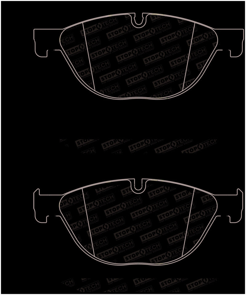 StopTech 09-17 BMW 5-Series Street Brake Pads w/Shims - Front