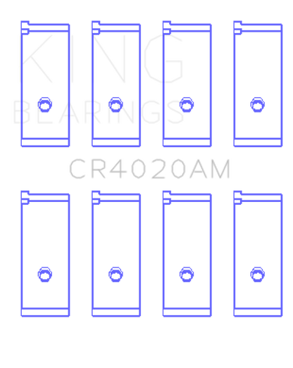 King Engine Bearings Suzuki G-13 (Size +0.50mm) Connecting Rod Bearing Set