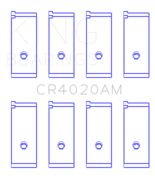 King Engine Bearings Suzuki G-13 (Size +0.50mm) Connecting Rod Bearing Set