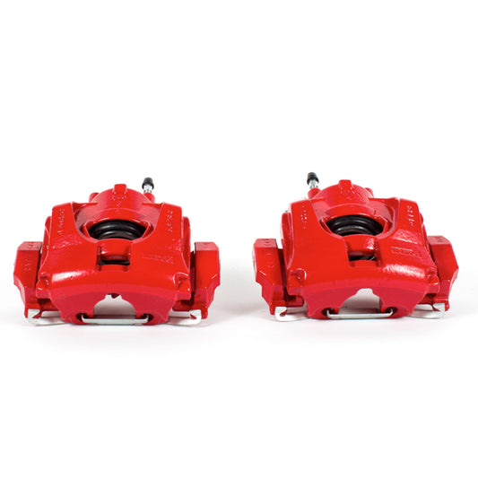 Power Stop 13-17 Ford Fusion Front Red Calipers w/Brackets - Pair