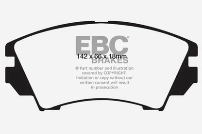 EBC 10+ Buick Allure (Canada) 3.0 Ultimax2 Front Brake Pads