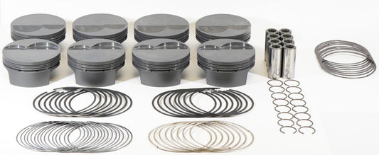 Mahle MS Piston Set SBF 348ci 4.125in Bore 3.4in Stroke 5.4in Rod .927 Pin -6cc 10.4 CR Set of 8