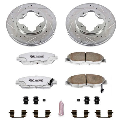 Power Stop 1997 Acura CL Front Z26 Street Warrior Brake Kit