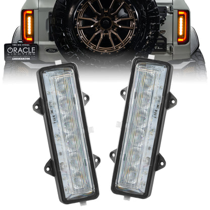 Oracle Lighting 21-23 Ford Bronco Dual Function Reverse LED Flush Taillight - Amber/Wht