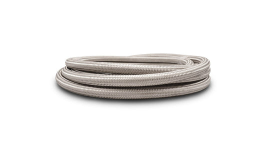 Vibrant Stainless Steel Braided Flex Hose w/PTFE Liner AN -3 (10ft Roll)