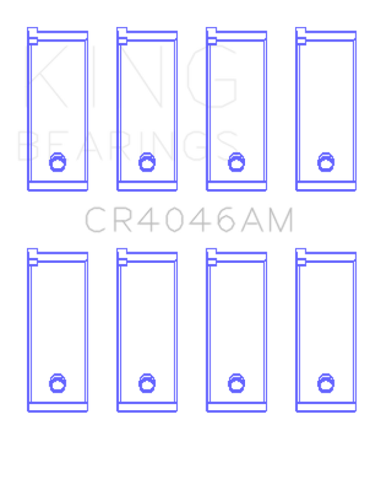 King Engine Bearings Honda D16A/D16Y/D16Z 1590Cc (Size +0.50mm) Connecting Rod Bearing Set