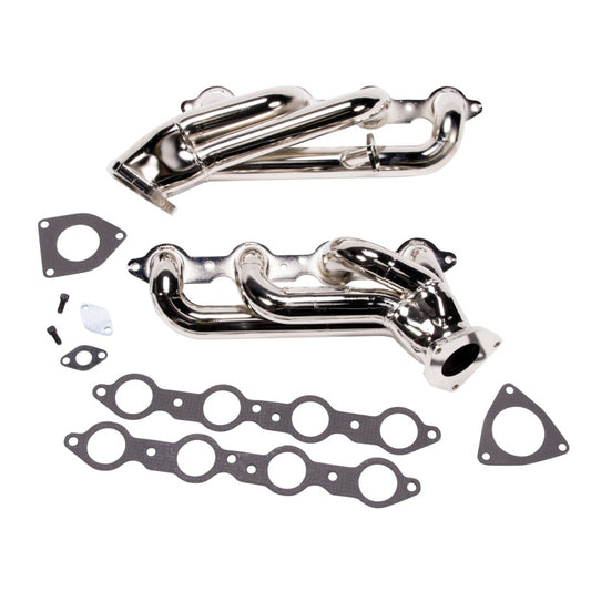 BBK 99-04 GM Truck SUV 6.0 Shorty Tuned Length Exhaust Headers - 1-3/4 Titanium Ceramic