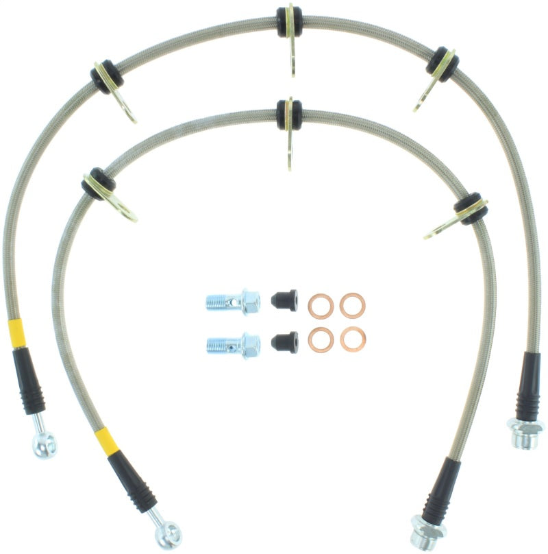 StopTech 08-12 Toyota Sequoia Rear Stainless Steel Brake Lines