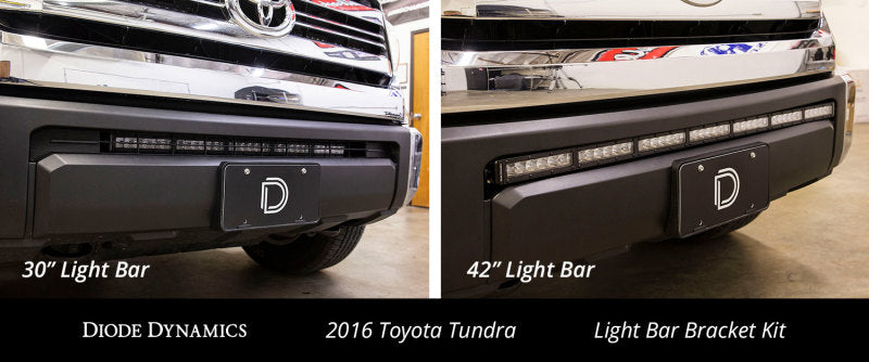 Diode Dynamics 14-21 Toyota Tundra SS30 Stealth Lightbar Kit - White Driving