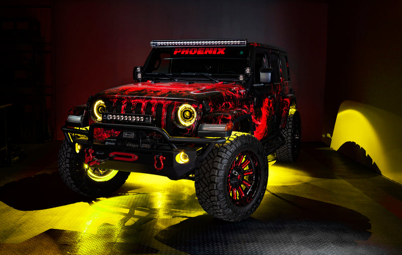 Oracle Jeep Wrangler JK/JL/JT High Performance W LED Fog Lights - ColorSHIFT - Dynamic SEE WARRANTY