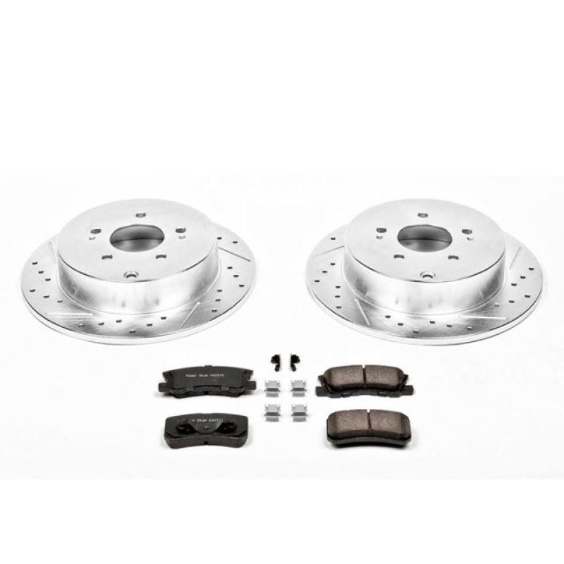 Power Stop 04-11 Mitsubishi Endeavor Rear Z23 Evolution Sport Brake Kit