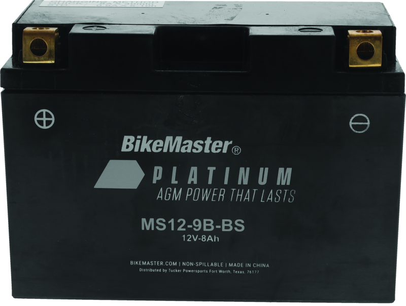 BikeMaster AGM Battery - MS12-9B-BS