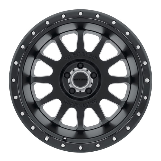 Method MR605 NV 20x10 -24mm Offset 5x5 71.5mm CB Matte Black Wheel