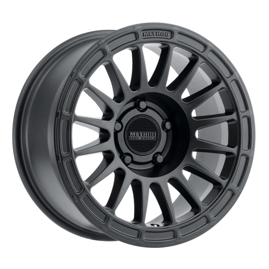 Method MR314 17x8.5 0mm Offset 5x5 71.5mm CB Matte Black Wheel