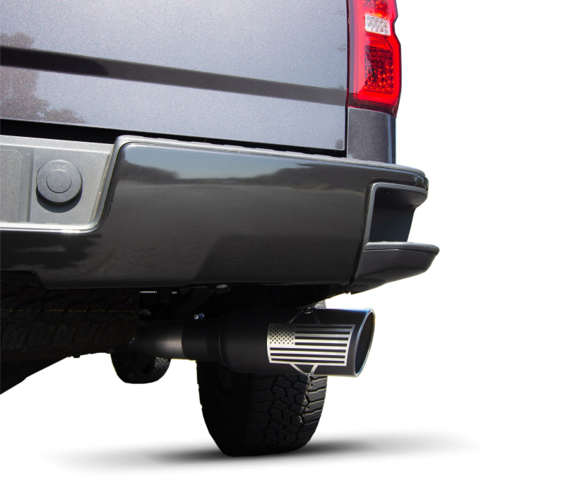 Gibson 04-09 Nissan Titan LE 5.6L 4in Patriot Series Cat-Back Single Exhaust - Stainless