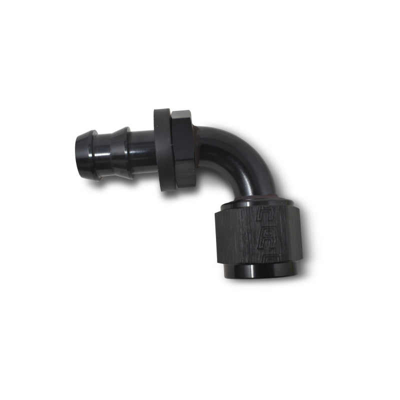 Russell Performance -8 AN Twist-Lok 90 Degree Hose End (Black)