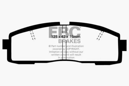 EBC 86-92 Toyota Supra 2.8 Ultimax2 Rear Brake Pads