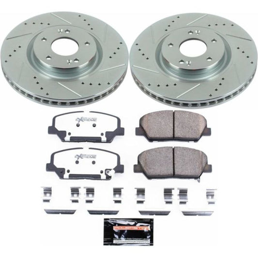 Power Stop 11-15 Kia Optima Front Z26 Street Warrior Brake Kit