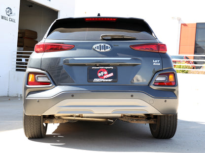 aFe Takeda 2-1/2in 304 SS Axle-Back Exhaust 18-21 Hyundai Kona L4 1.6L (t)