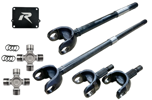 Revolution Gear & Axle 2018+ Jeep Wrangler JL & JT 1-Piece Chromoly Discovery Series Front Axle Kit