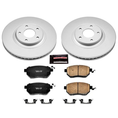 Power Stop 03-05 Infiniti FX35 Front Z17 Evolution Geomet Coated Brake Kit