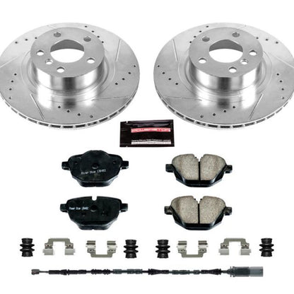 Power Stop 11-17 BMW X3 Rear Z23 Evolution Sport Brake Kit