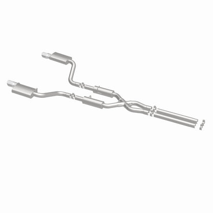 MagnaFlow 11-12 Dodge Charger SRT-8 Hemi Dual Split Rear Exit Stainless Cat-Back Performance Exhaust