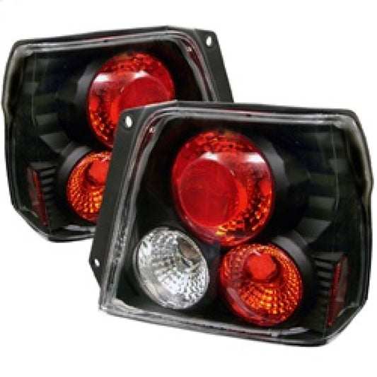 Spyder Toyota Tercel 95-98 Euro Style Tail Lights Black ALT-YD-TTER95-BK