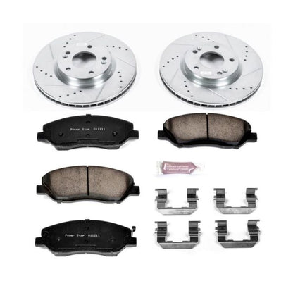 Power Stop 07-09 Hyundai Santa Fe Front Z23 Evolution Sport Brake Kit