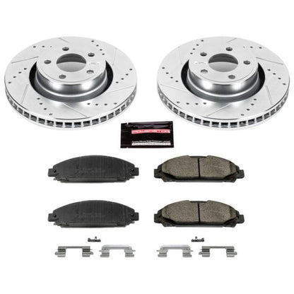 Power Stop 15-19 Ford Mustang Front Z23 Evolution Sport Brake Kit