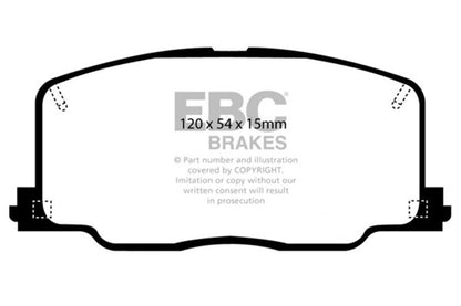 EBC 90-91 Lexus ES250 2.5 Ultimax2 Front Brake Pads