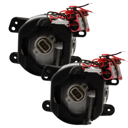 Oracle Lighting 10-15 Jeep Wrangler JK Pre-Assembled LED Halo Fog Lights -Red SEE WARRANTY