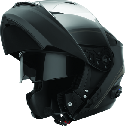 Sena Technologies Outrush R Flip-Up Bluetooth Helmet Matte Black - Small