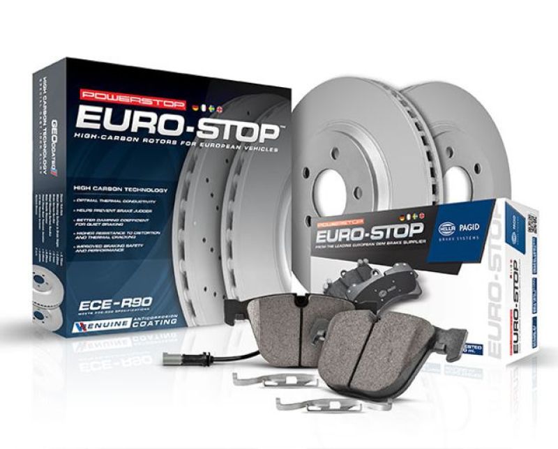 Power Stop 04-10 BMW X3 Front Euro-Stop Brake Kit